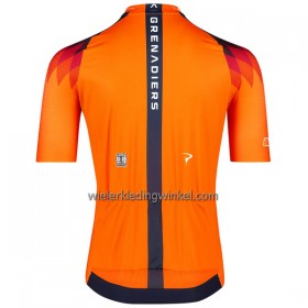 Wielershirt 2023 INEOS Grenadiers Oranje Donkerblauw